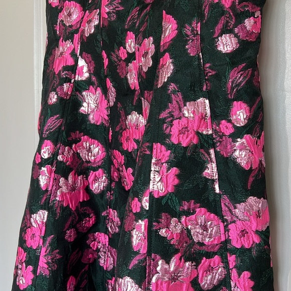 LILLY PULITZER LEYA FLORAL JACQUARD D EVERGREEN HIBIS KISS 🎄 NWT - Picture 8 of 16